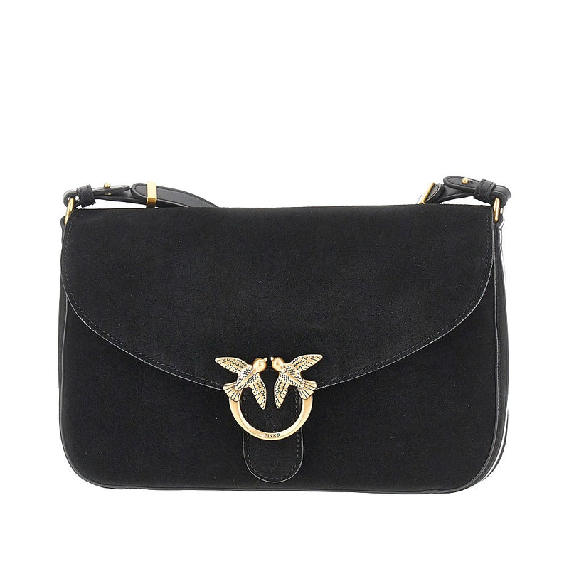 Borsa Love Bag Satchel media in suede