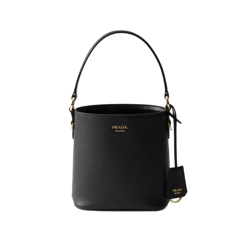 Prada Saffiano-leather Mini Bucket Bag