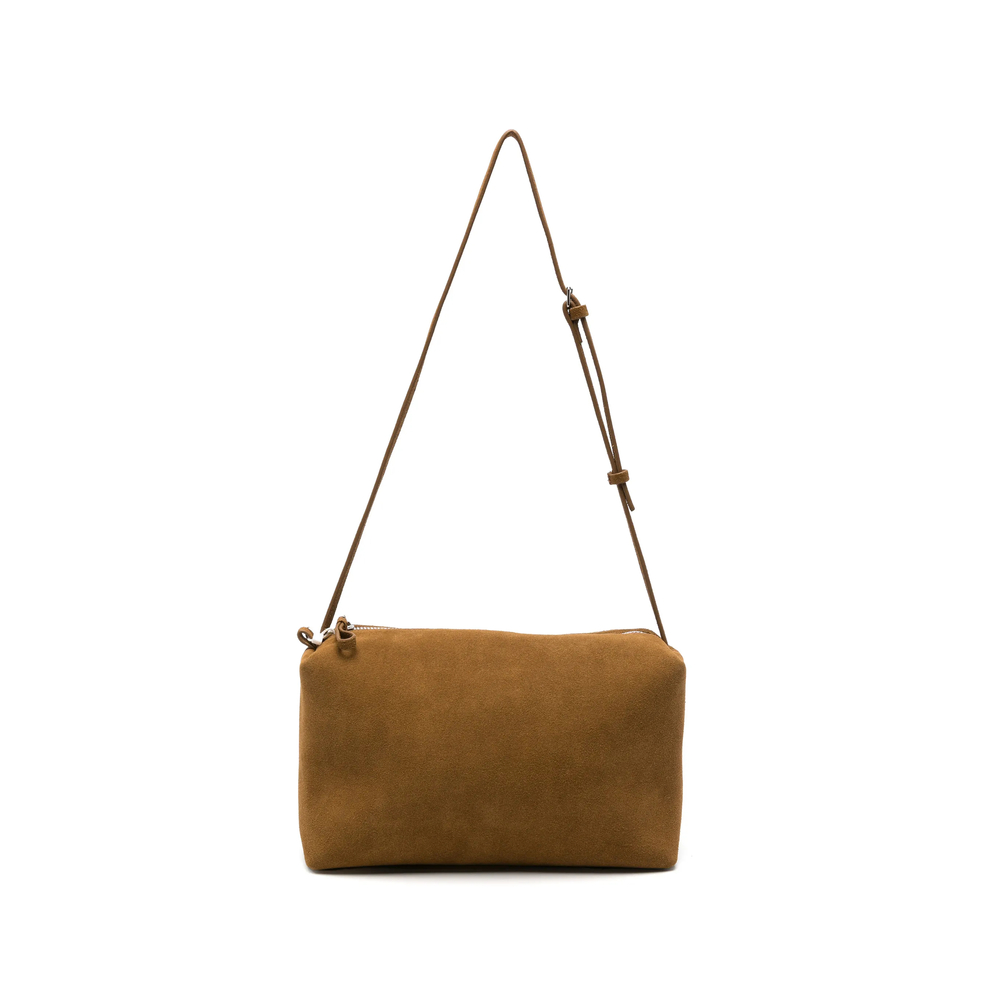 Low Classic Suede Shoulder Bag