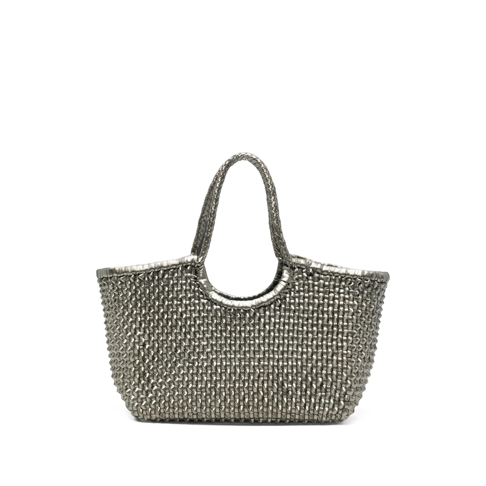 Dragon Diffusion Nantucket Cactus Woven Leather Tote Bag