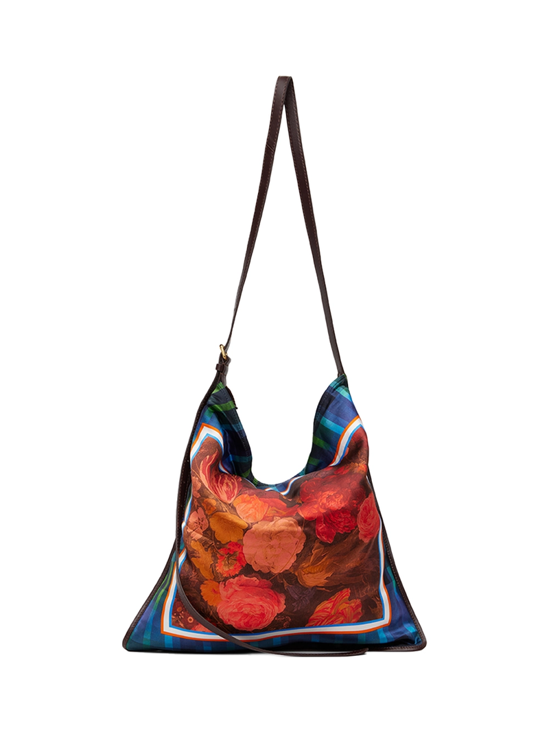 Dries Van Noten Large Scarf Bag Red