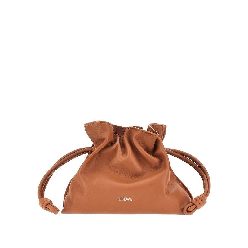 Borsa 'Flamenco Clutch' mini in pelle