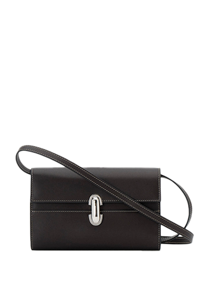 Savette Symmetry Mini Bag Leather Currant