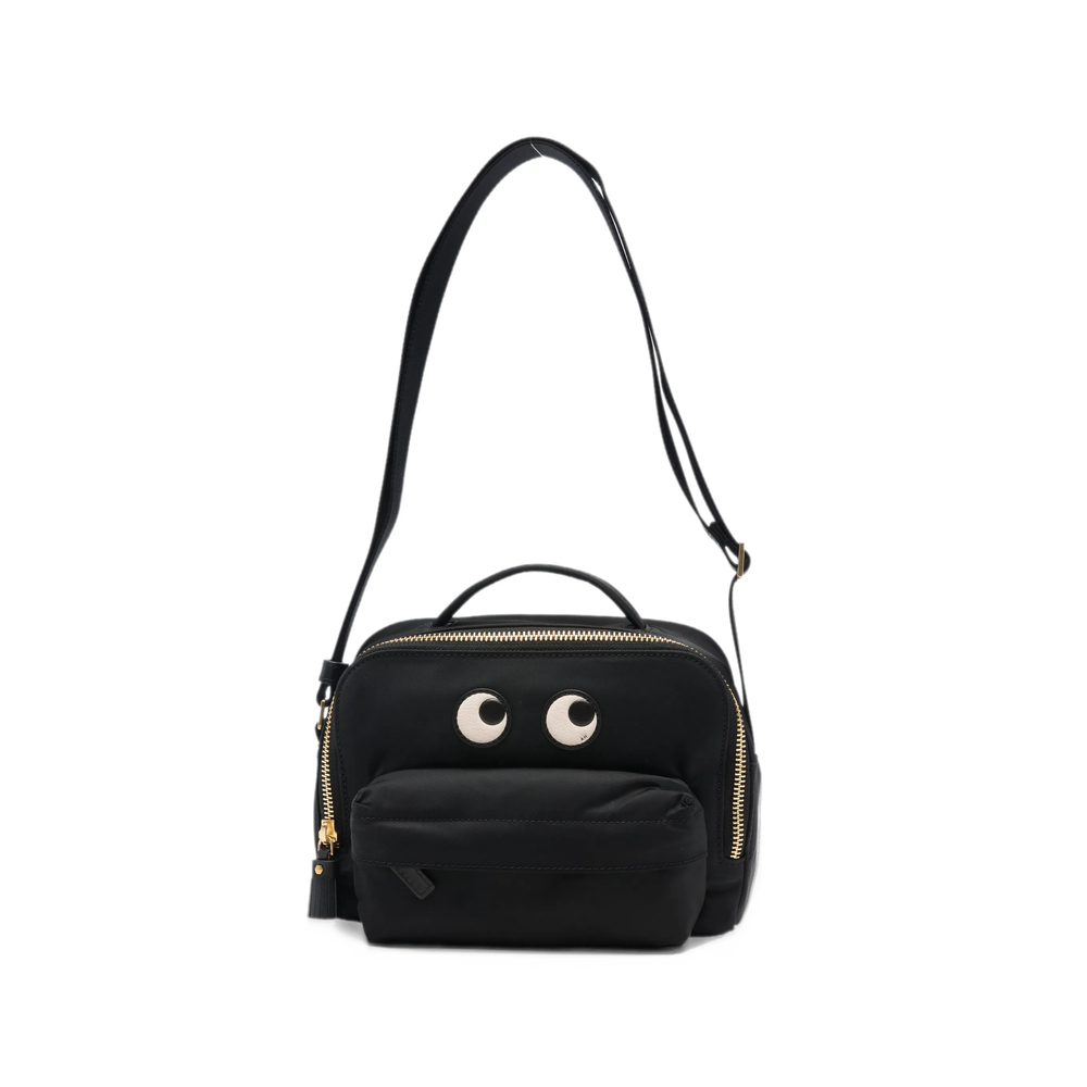Anya Hindmarch Eyes Leather-trim Shoulder Bag