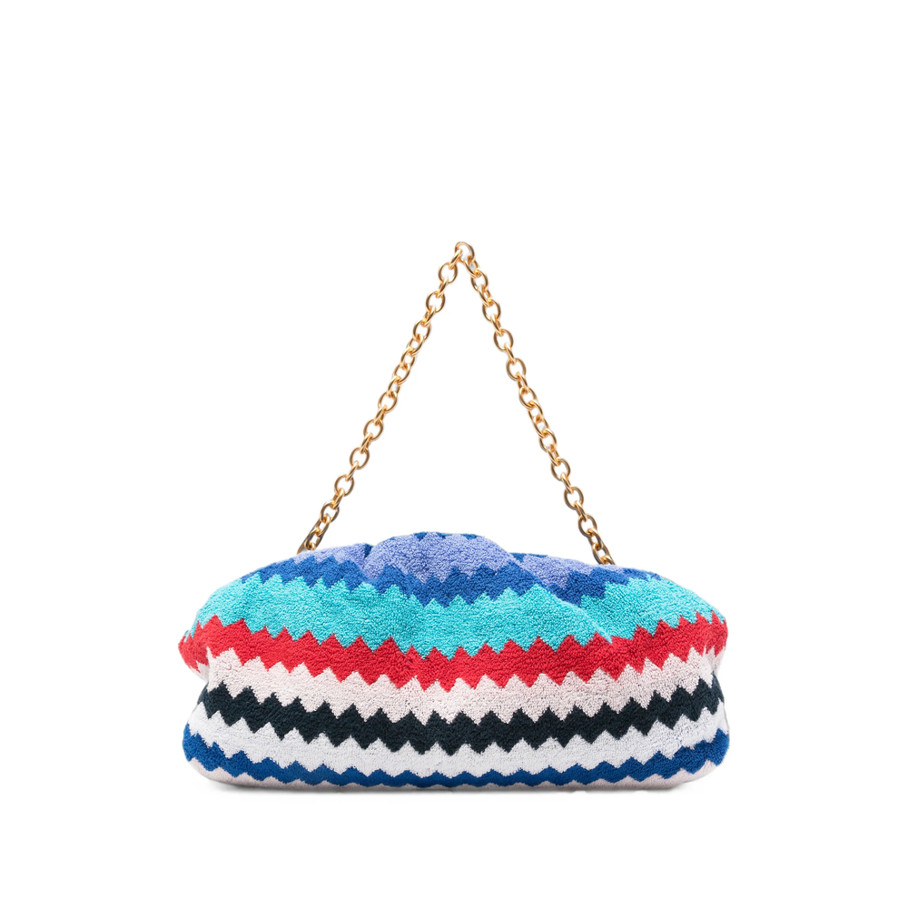 Missoni Zigzag-woven Chain-strap Clutch Bag