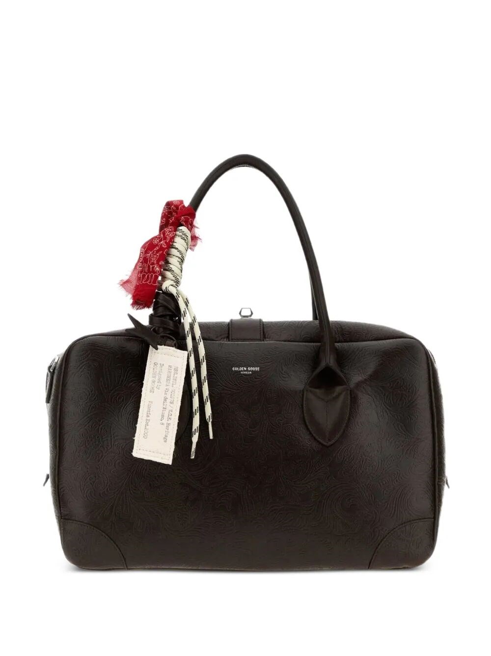 GOLDEN GOOSE Shoulder Bag Flower-Embossed "Vita Medium"