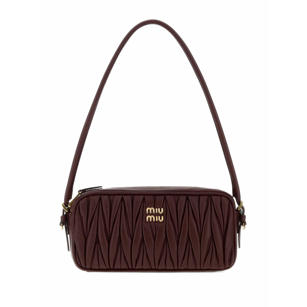 Miu Miu Matelassé Nappa Leather Pouch